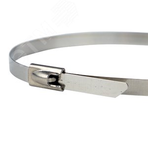 Хомут AISI 304 из нержавеющей стали, 4.6x260 (100 шт.) FlexLock PROxima (plc-fl-tss-304-4.6x260) - фото 2