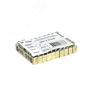 Шина нулевая PE 63.06 латунь 3