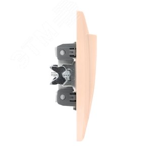 Валенсия выключатель 2-кл. 10А кремовый проходной 3