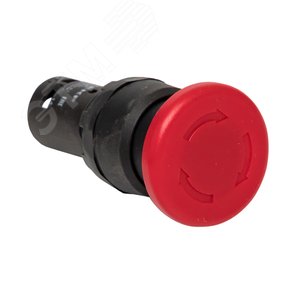 Кнопка SW2C-11MZ поворотная красная Грибок 1з+1р 2