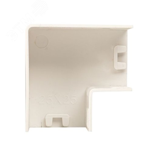 Поворот 90 градусов (25х25) (4 шт) Plast PROxima белый - фото 3