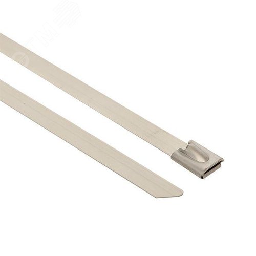 Хомут AISI 304 из нержавеющей стали, 4.6x680 (100 шт.) FlexLock PROxima (plc-fl-tss-304-4.6x680) 2