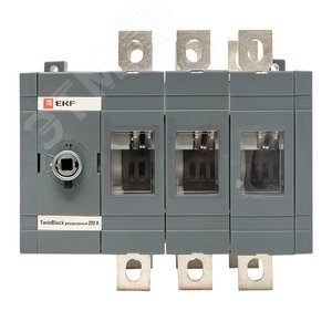 Рубильник 200A 3P реверсивный без рукоятки управления TwinBlock 2