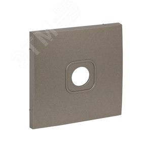 Валенсия лицевая панель розетки TV 1-местная 75Ом 5-862МГц кашемир 2