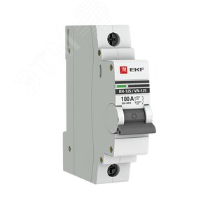 Выключатель нагрузки 1п ВН-125 100А PROxima - EKF