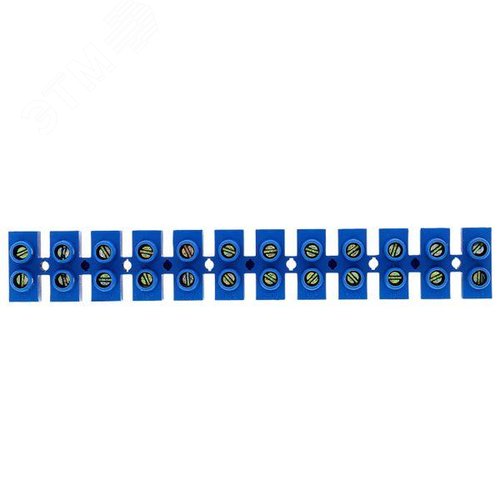 Колодка клеммная 4мм 3А полистирол синяя PROxima (10шт) (plc-KK-4-3-ps-s) 2