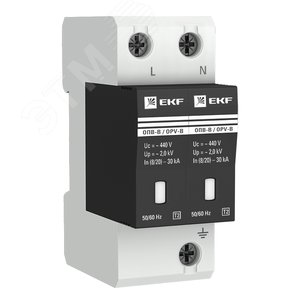 Ограничитель перенапряжений ОПВ-B 2P - EKF