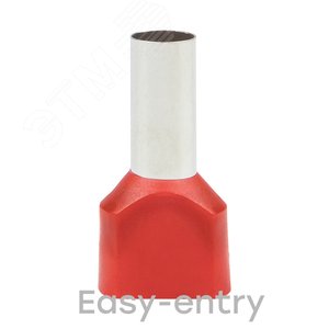 Наконечник штыревой втулочный изолированный НШвИ (2) 10.0-14 (50шт) 3