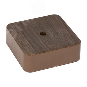 Коробка разветвительная KMP-030-030 (78х78х26) тёмное дерево PROxima - EKF