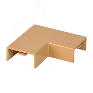 Поворот 90 градусов (20х10) (4 шт) Plast под светлое дерево