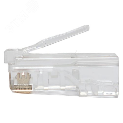 Коннектор RJ-45 TERACOM PRO неэкранированный 8P8C 30мкд Cat.5E универсальный (упак.10шт) - фото 4