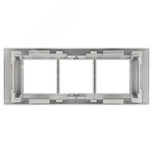 Рамка+суппорт на 6 модулей (3 поста) C-Line 3