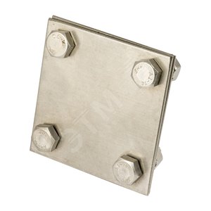 Соединитель 4-х болтовой полосы 25-40 мм, нерж. EKF (con-st-s-4) - EKF