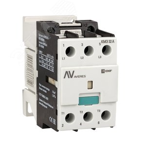 Контактор КМЭ 32А 400В АС EKF AVERES (ctr-s-32-00-400-av) - EKF