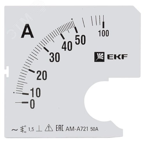 Шкала сменная для A721 50/5А-1,5 PROxima - EKF
