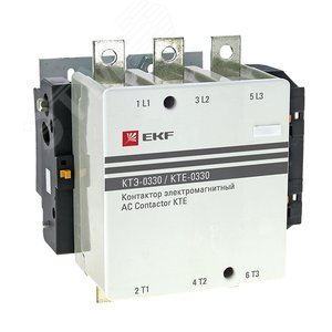 Пускатель магнитный 330А 220В AC 1НО КТЭ (КТЭ 330А 230В) - EKF