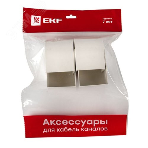 Заглушка (60х60) (4 шт) Plast Белый - фото 3