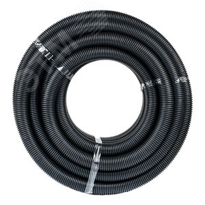 Труба гофрированная FPHF с зондом d50мм (20м.) черная Plast PROxima 2