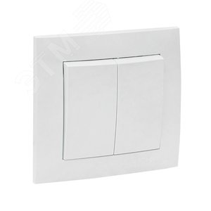 Валенсия выключатель 2-кл. 10А белый 2