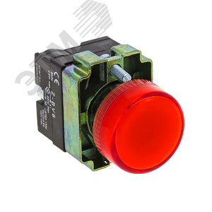 Лампа сигнальная BV64 красная с подсветкой