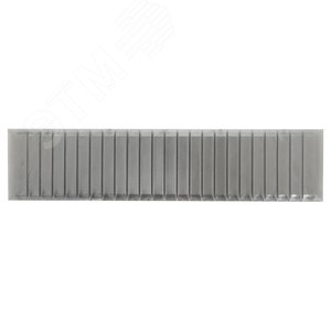 Заглушка 12 модулей серая 2