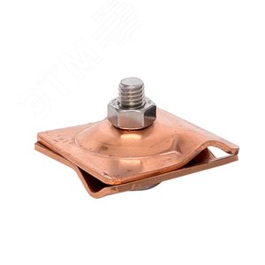 Зажим прута универсальный пластина 45x45 мм Cu PROxima 2