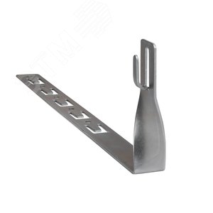 Держатель под черепицу L 330 мм с крючком скрученный Ni PROxima