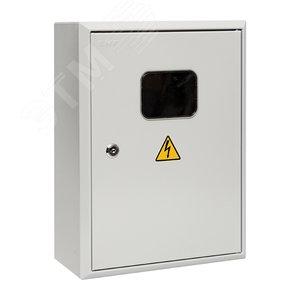 Щит учетно-распределительный навесной ЩРУн-1/9о IP31 с окном 400х300х140 (mb23-1/9) - фото 2