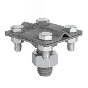 Зажим прута на штыре пластина 56х56 мм HZ PROxima