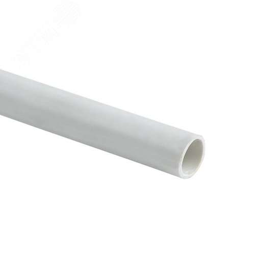 Труба гладкая ПВХ жесткая d20 мм/2м белая(упак    50м) EKF-Plast - EKF