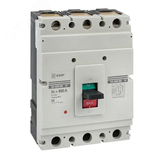 Выключатель автоматический ВА-99М 800/630А 3P 5In 35кА EKF PROxima - EKF