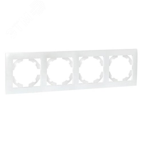 Валенсия Рамка 4-местная жемчуг