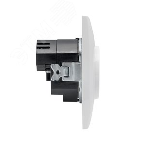 Валенсия розетка 1-местная с/з 16А белая с защ. штор. с 2 USB 2,1А 3