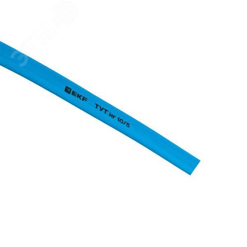 Трубка термоусаживаемая ТУТ нг 10/5 синяя рулон PROxima 5