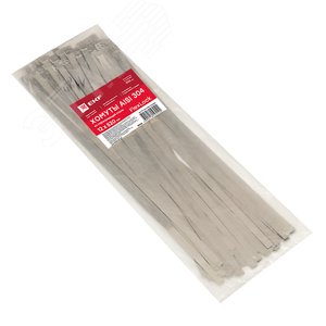 Хомут AISI 304 из нержавеющей стали, 12x520 (100 шт.) FlexLock PROxima (plc-fl-tss-304-12x520) - фото 2