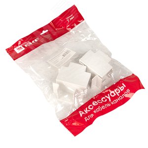 Угол T-образный (40х40) (4 шт) Plast Белый 2