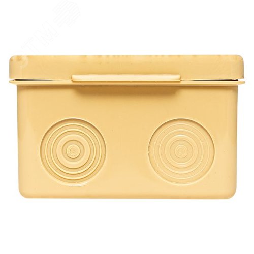 Коробка распаячная КМР-030-035 пылевлагозащищенная без мембранных вводов (88х88х54) светлое дерево PROxima - фото 3