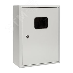 Щит учетно-распределительный навесной ЩРУН 1/9 окно IP31(400х300х140) Basic (mb23-1/9-bas) - фото 3
