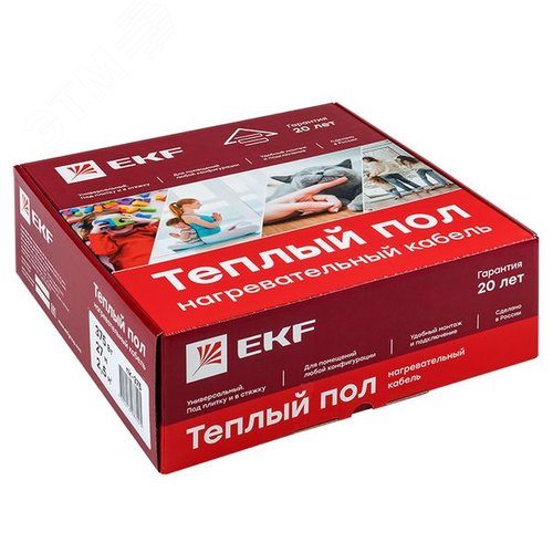 Кабель нагревательный для теплого пола PROxima 150 Вт 10 м 1.0 м2 - фото 2