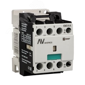 Контактор КМЭ 9А 1NC 400В АС EKF AVERES (ctr-s-9-01-400-av) - EKF