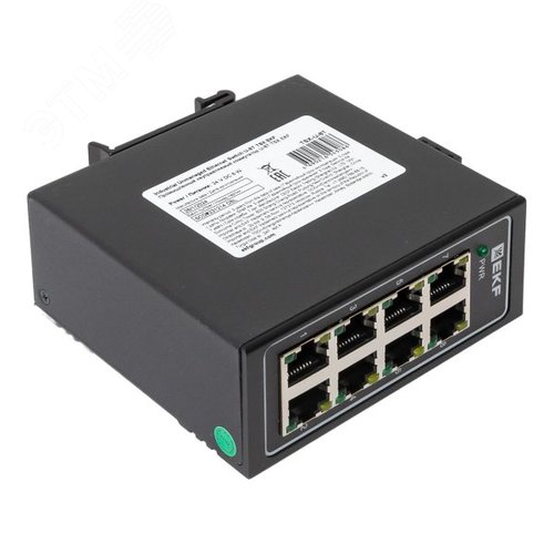 Коммутатор промышленный неуправляемый U-8T, 8 портов 10/100Base-T(X) RJ45, монтаж на динрейку TSX EKF - фото 8