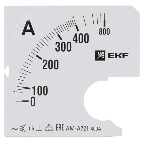 Шкала сменная для A721 400/5А-1,5 PROxima - EKF