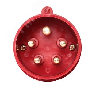 Вилка переносная 025 3Р+РЕ+N 32А 380В IP44 EKF 3