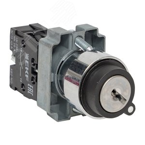 Переключатель BG61 2P с замком возвратный NO