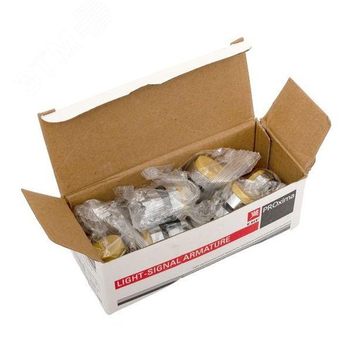 Механизм кнопки исполнительный XB4 желтый выпирающая возвратный без фиксации без подсветки PROxima 7