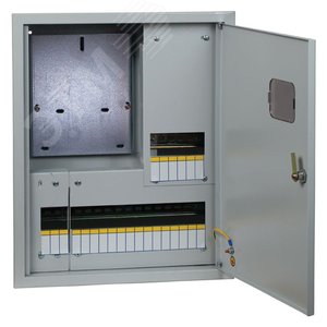 Щит учетно-распределительный встраиваемый ЩРУв-3/24зо IP31 550х440х160 с замком с окном (mb13-3/24)