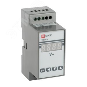 Вольтметр VM-DG31 цифровой на DIN однофазный (vd-g31) - EKF