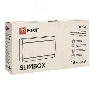 Щит распределительный ЩРН-П-18 ''SlimBox'' белая дверца IP41 PROxima 3
