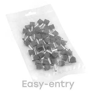 Наконечник штыревой втулочный изолированный НШвИ (2) 4-12 (50шт) 2