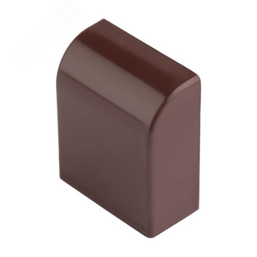 Заглушка (25х16) (4 шт) Plast под темное дерево - EKF